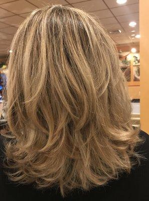 Athena P. (Belmont) hair color/cut, January 2019