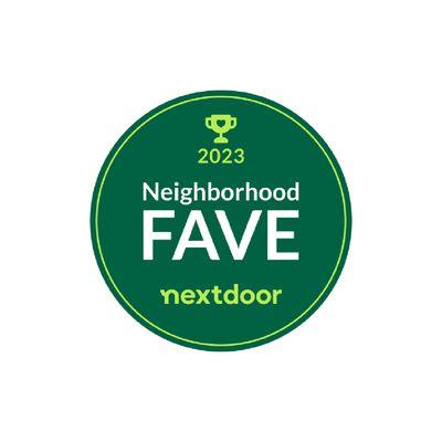 Voted 2023 Neighborhood Favorite by Nextdoor