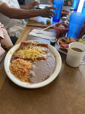 Enchiladas plates