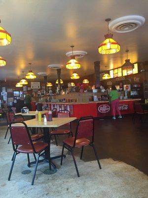 Such a great, old school atmosphere.  Employees are extremely nice.  A pleasant place to eat.