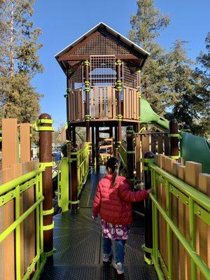 New playground near Budd Ave entrance