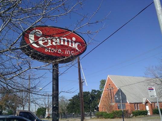 Street view of the sign