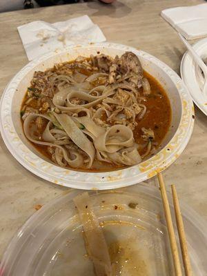 QQ noodle with saliva chicken