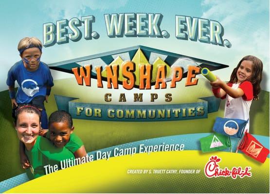 Each summer Johnson Ferry Sports hosts "The Ultimate Day Camp,"  WinShape Camps for Communities, in partnership with Chick-fil-A