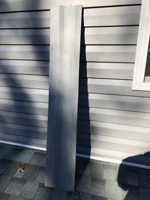 Siding that came off