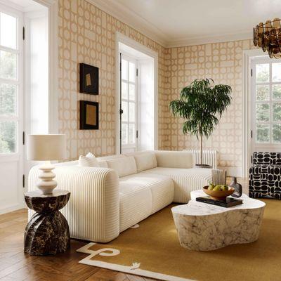 Cream Beige Sectionals