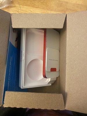 Opened box and product was opened out of original iPhone box as pictured.