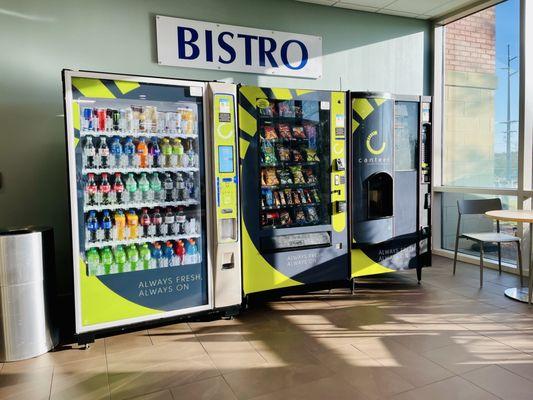 No Cafeteria...Just vending machines