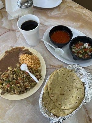 Machaca breakfast