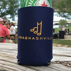 Swag Nashville koozies for the Music City Hot Wings Festival