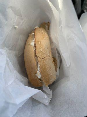 Sesame bagel