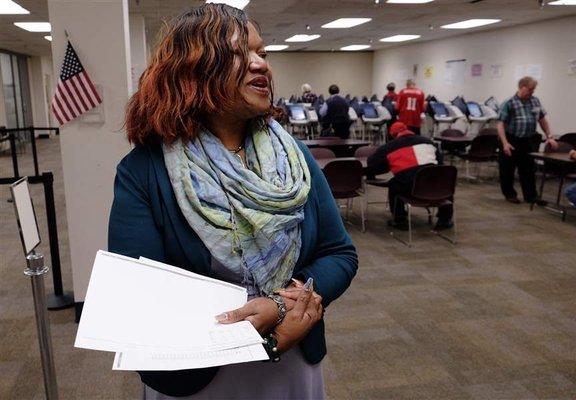 Director of the Lucas County Board of Elections, LaVera Scott. (source: Toledo Blade)