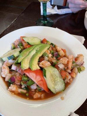 Shrimp ceviche - extra spicy