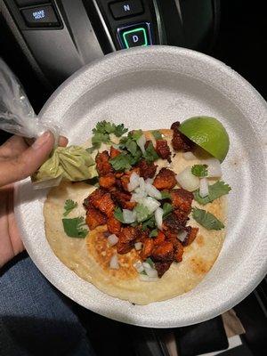 Chicken taco