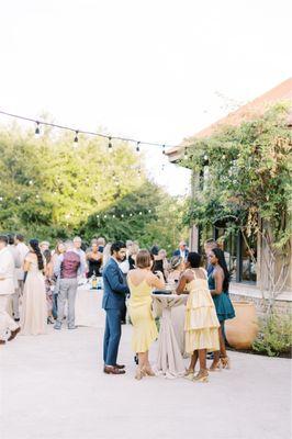 Patio at sacred oaks