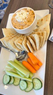 Hummus plate   @hybrideater