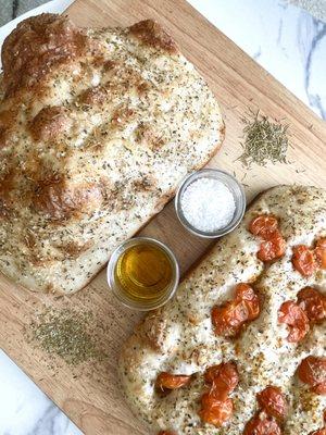 Our house made focaccia is the perfect side or sandwich bread!