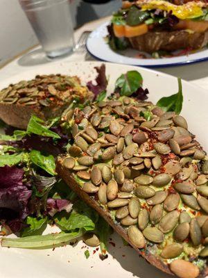 Avocado toast tartine