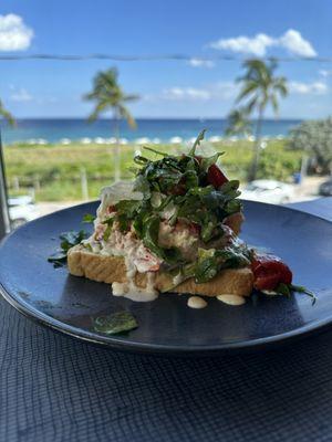 Lobster and Smashed Avocado