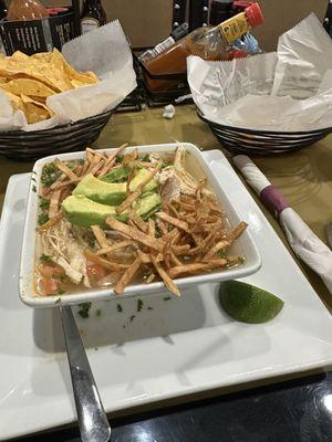 Chicken tortilla soup