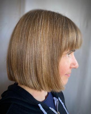 Haircut and blowout by Rebecca