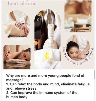 Why are more and more young people fond of massage? Can relax the body and mind, eliminate fatigue and relieve stress