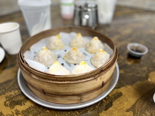 8 Piece-  Steamed Pork and Crab Mixed Soup Dumplings