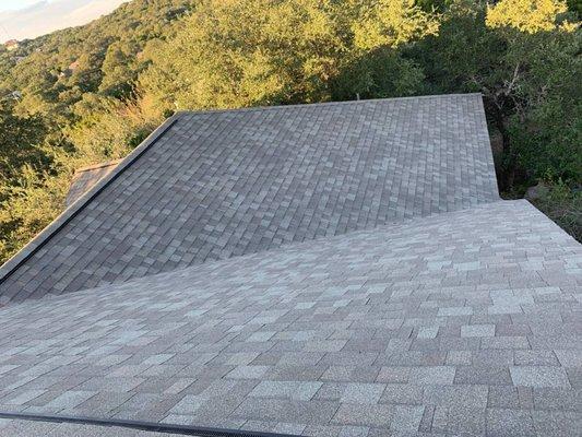 Shingle roof