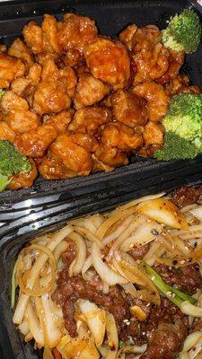 General Tso and Mongolian Beef