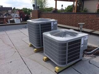 New Carrier Air conditioners installed