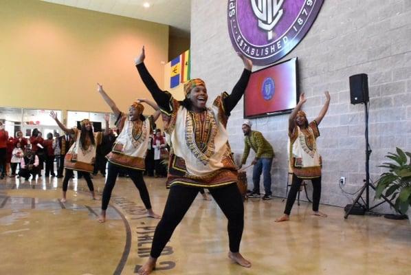 African performance at SBC! We offer Ballet, Tap, Jazz, African, Hip Hop, Pointé, Beginners Tumbling and Competition Training!