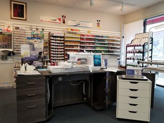 We have all your sewing,Quilting and Embroidery supplies.