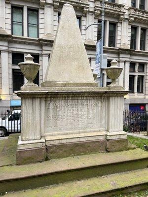 Hamilton's final resting place