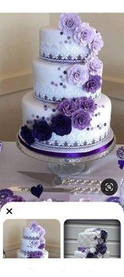 Wedding cake, 3 tier