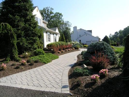 Paver Front Walk