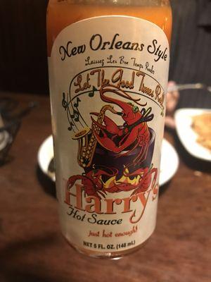 Harry's Hot Sauce is Amazing!! We bought a bottle to take home!!