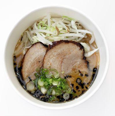 Miso -MISO BROTH, CHASHU PORK, CABBAGE, MOYASHI (BEAN SPROUTS), GREEN ONION