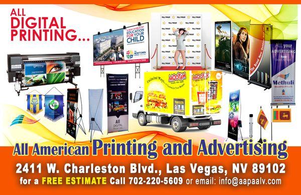 All American Printing & Advertising, is the #1 printing for las vegas and henderson  trade shows & conventions.