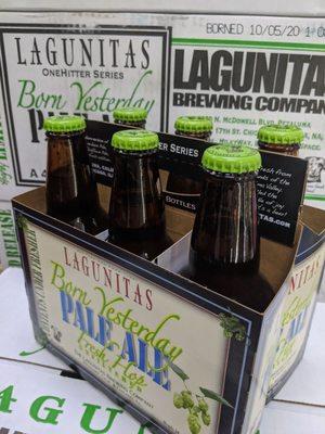 its back Lagunitas BORN YESTERDAY