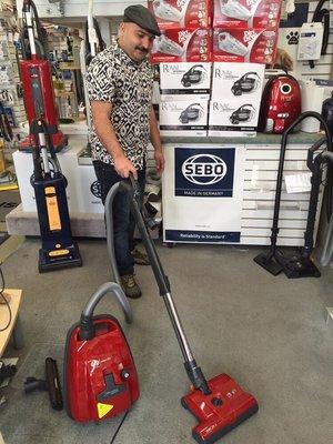 Sebo K3 vacuum.