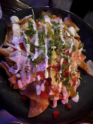 Chicken tinga nachos