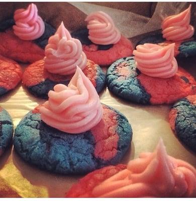 Cotton Candy flavor cookies