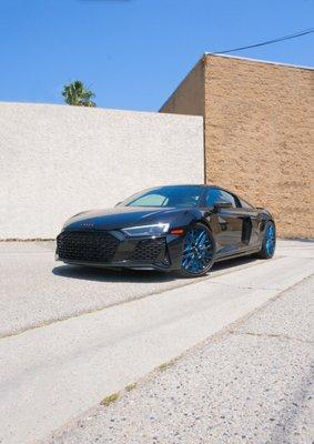 This 2021 Audi R8 V10 Performance is hot  now for sale!