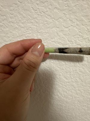 The infused wax in the preroll is clogging the pre roll from working