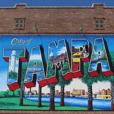 Iconic Tampa wall mural