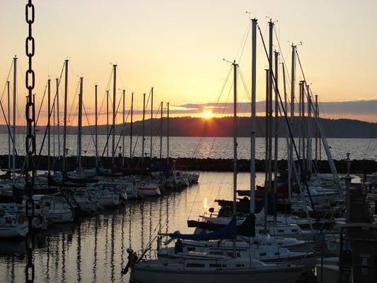 View of the Marina two blocks from the Marina Inn.