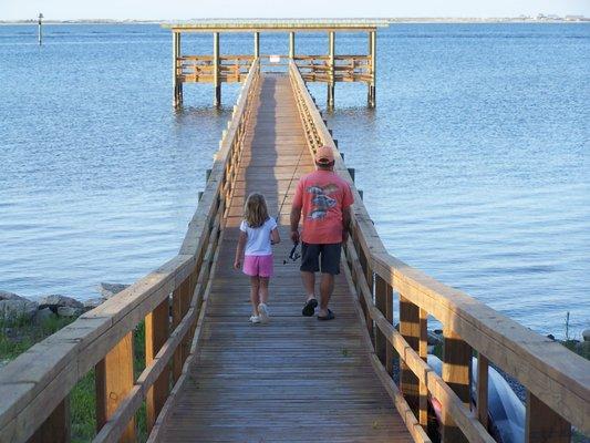 Our fishing pier.