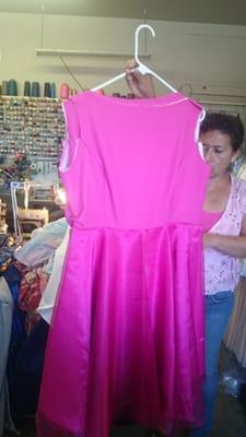 Dress she showed me at Ana alterations