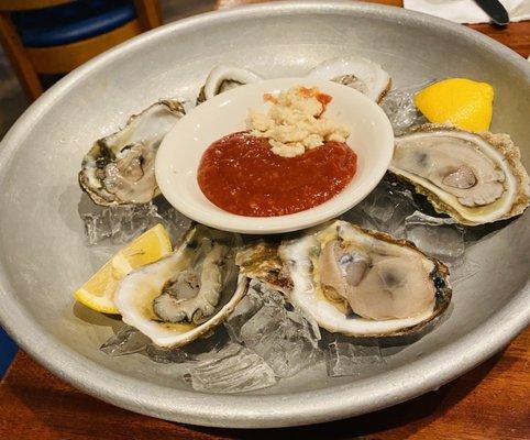 Blue Point Oysters on the Half Shell