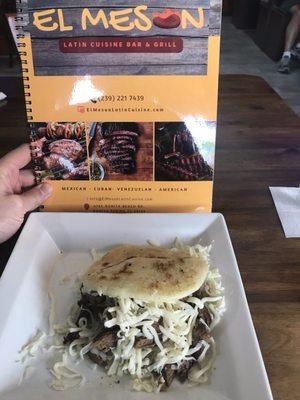 Steak & Cheese Arepa